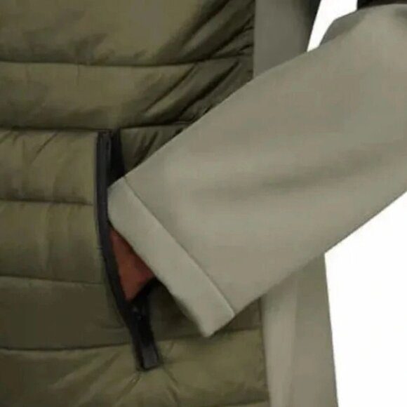 Hurley Men's Windbreaker Softshell Quilted Wind Resistant Fabric Jacket - Picture 5 of 5